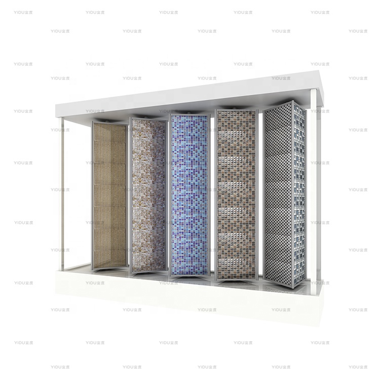 Showroom Mosaic Tile Sample Rotating Display Rack