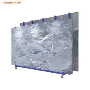 tile showroom slab display racks | marble/granite/natural stone sample transport case