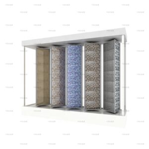 Showroom Mosaic Tile Sample Rotating Display Rack