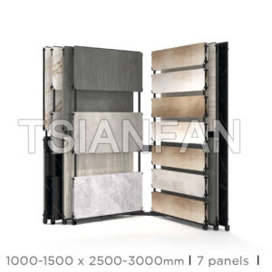 Page-turning Ceramic Tile Slab Display Rack Manufacturer