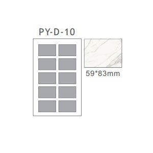 Plastic Stone/Mosaic/Ceramic/Tile Sample Book Collapsible