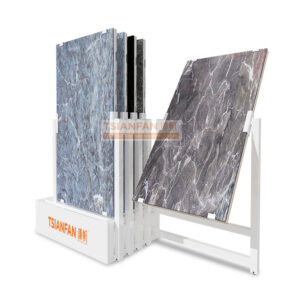 Pull-Out Rotating Ceramic Tile Floor Sample Display Stand Shelf Frame CT602