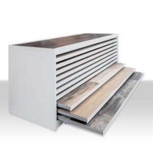 For Showroom Porcelain Tile Wood flooring Slab Monitor Drawer Cabinet Collection Wholesale Chinese Supplier