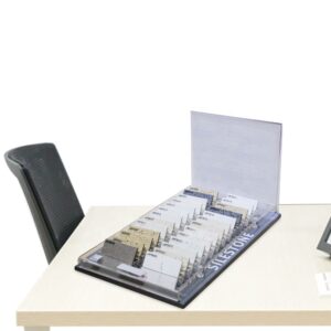 For Showroom Quartz Stone Tile Counter Folder Display Stand