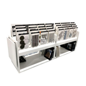 Mosaic tile stone sample push pull display stand Natural Stone Design Exhibition hall Flooring Display Stand MC1001