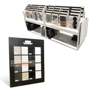 custom size ceramic tile quartz stone board MDF Ceramic marble mosaic tile Display Sample Board