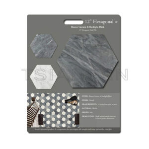 2023 customized wholesale marble sample display board MDF display PF005-1
