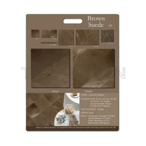 Custom Stone display board slab marble stone sample mdf board PF005-11
