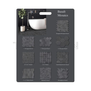 Custom Mdf marble Stone Sample mosaic tile sample board PF005-6​