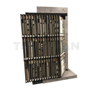 Factory design vertical metal flip sample display frame-MF015