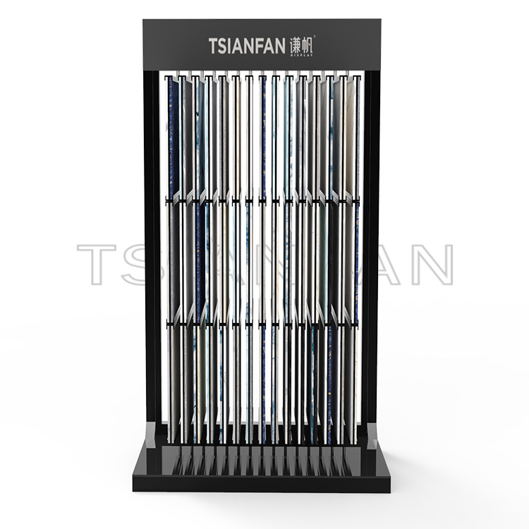 Floor display stand quartz stone custom display rack-SG001 - 图片 2