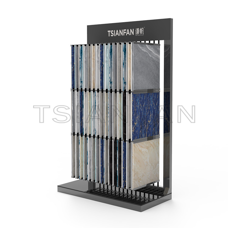 Floor display stand quartz stone custom display rack-SG001 - 图片 3