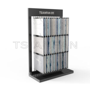 Floor display stand quartz stone custom display rack-SG001