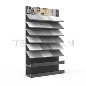 Exhibition hall custom quartz stone floor display stand-SG002
