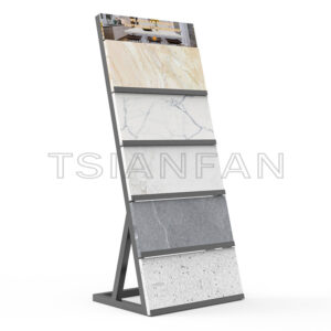 Showroom Quartz Stone Marble Sample Floor Display Stand Factory-SG805