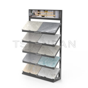 Cheap Stone sample quartz stone Artificial stone floor display metal stand-SG901