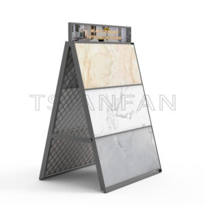 Customize Wholesale Quartz Stone Floor Metal Display Stand Supplier-SG902