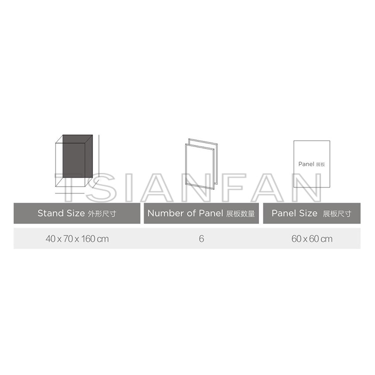 Highest Quality Metal Waterfall Display Stand Stone Tile Sample Display-WE055 - 图片 3