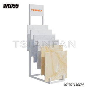 Highest Quality Metal Waterfall Display Stand Stone Tile Sample Display-WE055
