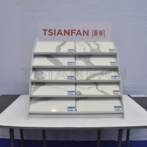2023 new promotional desktop display stand quartz stone display