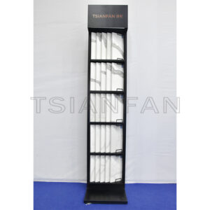Granite Sample Metal Carpet Display Rack Showroom Factory Design
