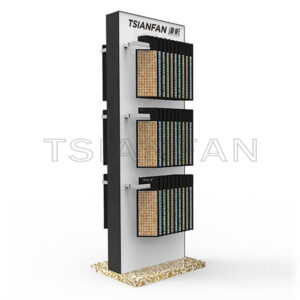 mosaic tile sample floor display towers showroom design