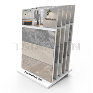 Floor Display Board Artificial Stone Metal Display Rack Supplier