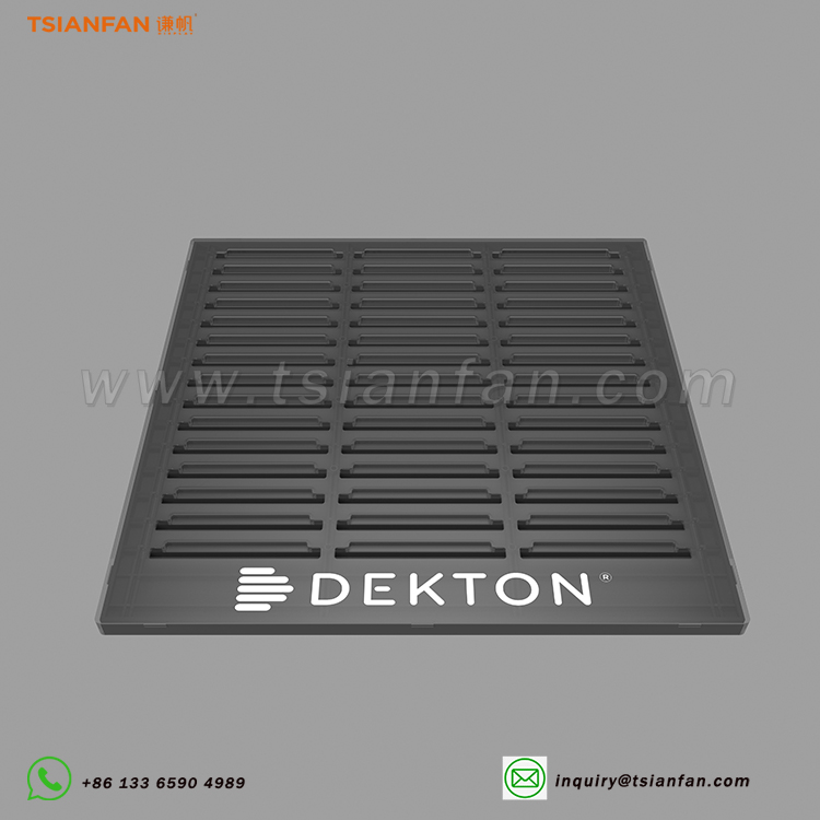Engineered Stone tile display stand showroom sample display rack - 图片 2