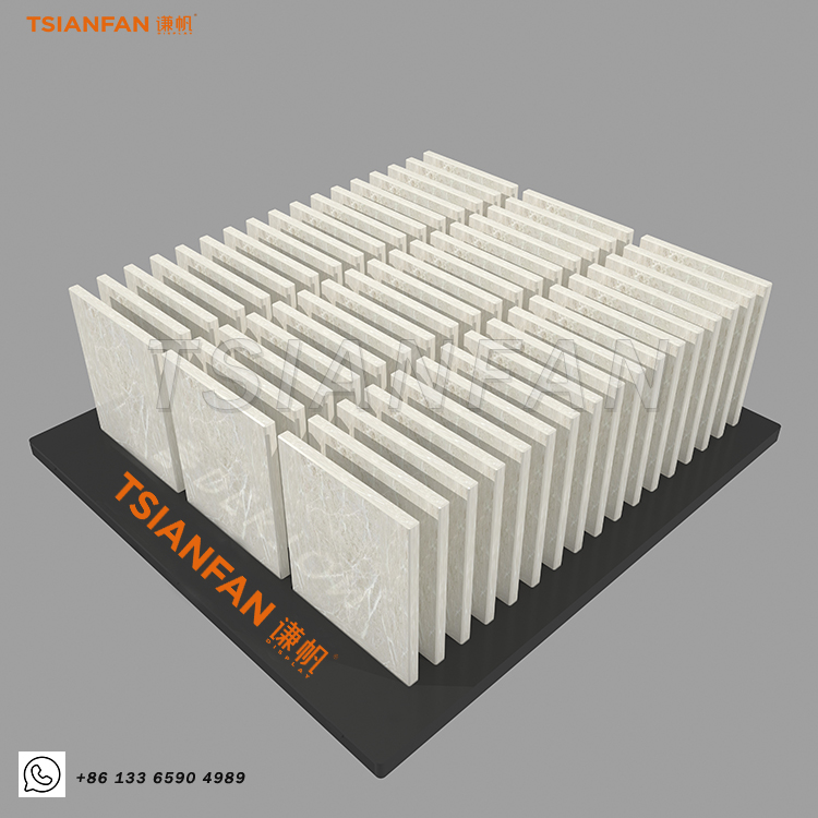 Engineered Stone tile display stand showroom sample display rack - 图片 4