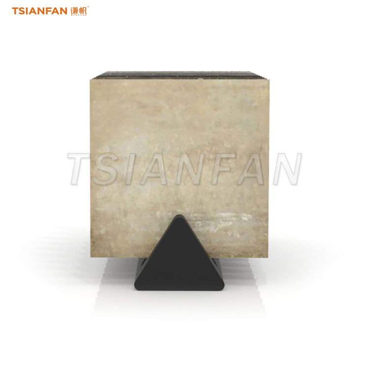 Artificial stone sample display rack tile floor display iron frame design team - 图片 3