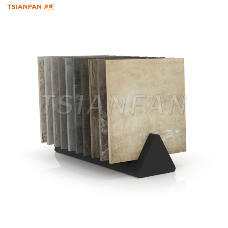 Artificial stone sample display rack tile floor display iron frame design team - 图片 2