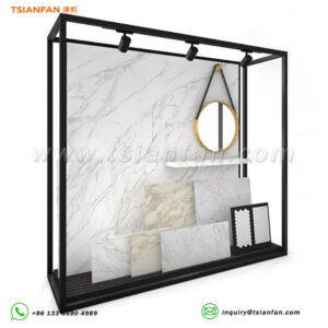 Ceramic tile display iron frame sample combination shelf manufacturer