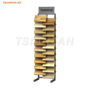 wood sample flooring stand low price export display tower