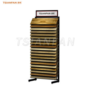 Floor display rack for sale hardwood sample display stand