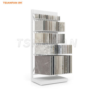 ceramic tiles page turning display rack flooring exhibition hall frame