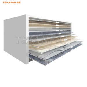 Fine artificial stone tile drawer display cabinet-CC010