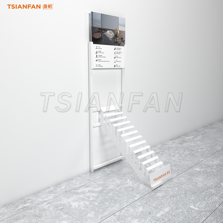Wooden floor simple display stand exhibition sample iron stand-CT2131 - 图片 4