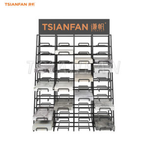 SRT010-Desktop granite display stand small sample countertop rack