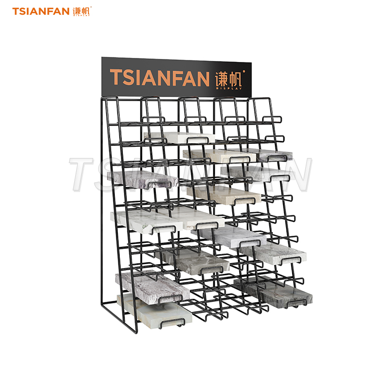 SRT010-Desktop granite display stand small sample countertop rack - 图片 3