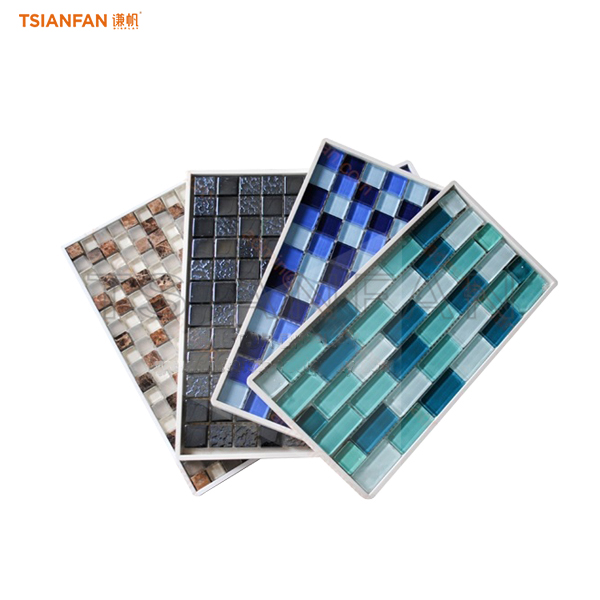 mosaic tile display boards PVC sample board hanging manner