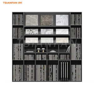 CZ126-Ceramic tile display cabinet engineered stone combination stand