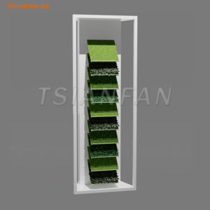 SZP011-Artificial Turf Upright Display Stand Boutique Decorative Turf