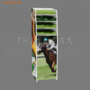 SZP004-Artificial turf decoration display system custom panel showroom design