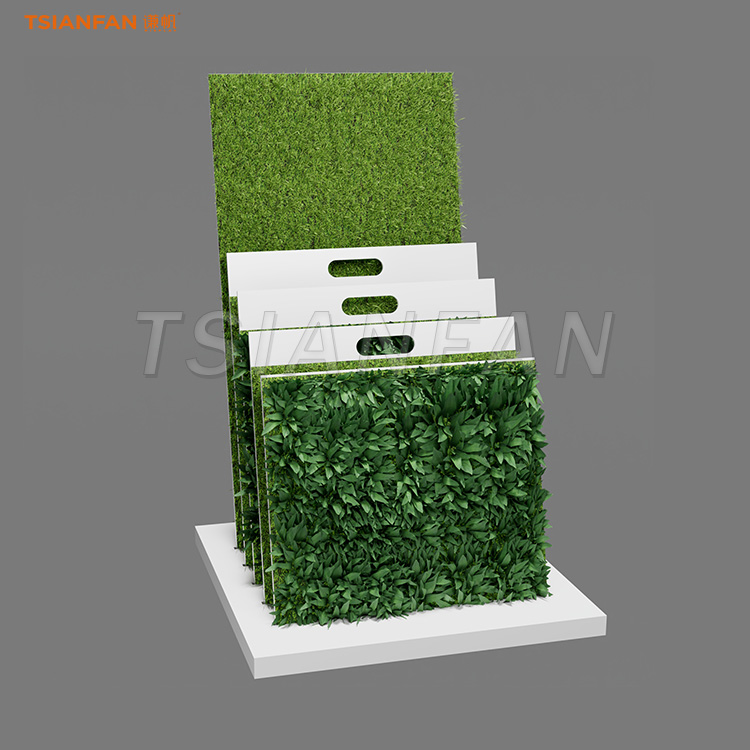 SZP001-High quality turf custom display table sample display stand