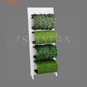 SZP003-Compact and stylish synthetic grass display stands for events
