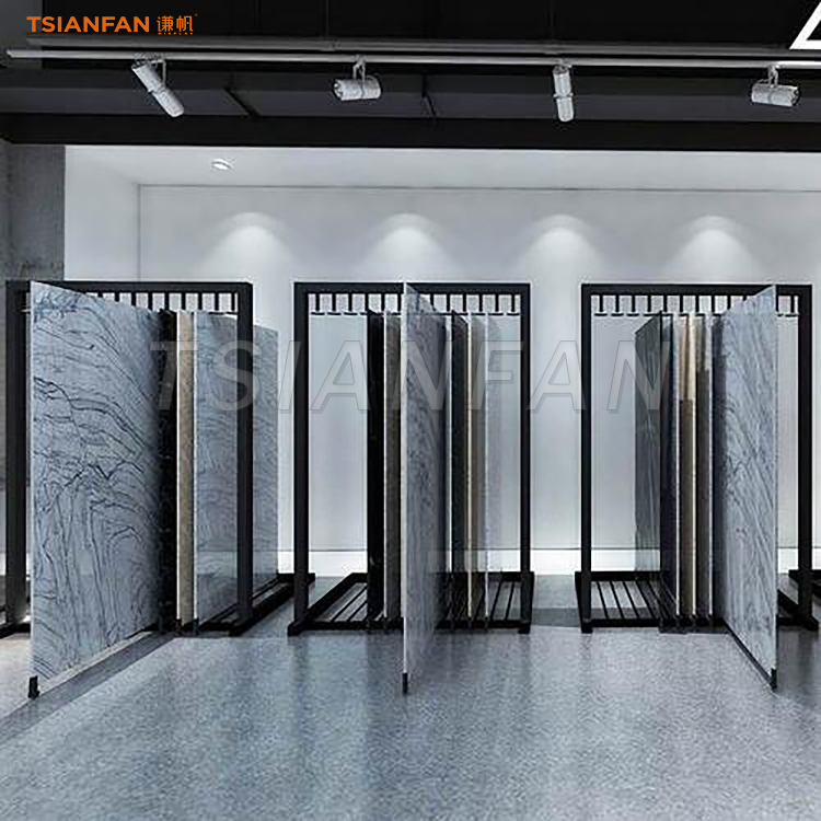 Ceramic tile large board pull-out rack exhibition customized floor-standing push-pull