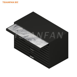 Ceramic Tile Board Drawer Cabinet Showroom Single and Double Row Customized Cabinets-CC010