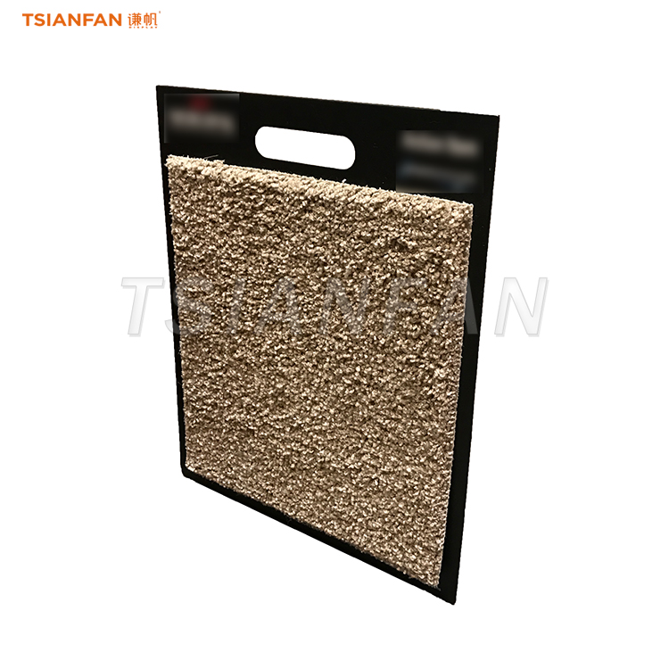 carpet sample hand holding display board MDF simple hot sell board