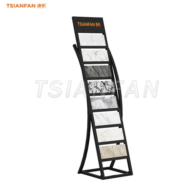 granite stone showroom shelves engineered stone sample holder -SRL008