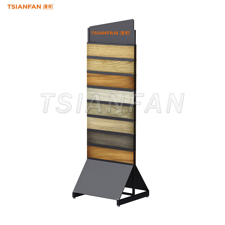 wood flooring paver display stand timber display rack